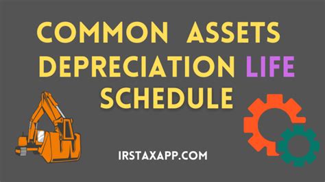 tv depreciation calculator|gaap depreciation life of assets.